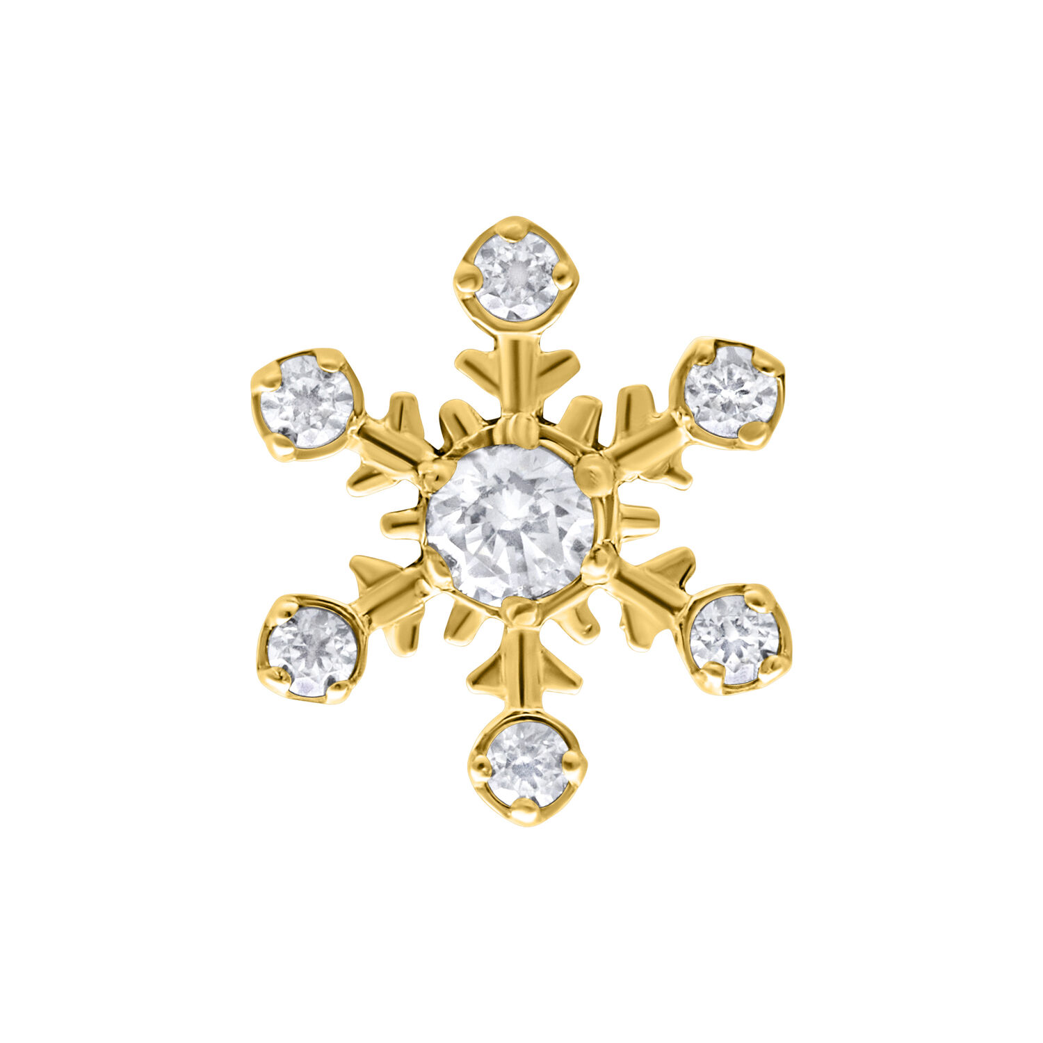 Push Fit Floral Attachment - Golden Metal