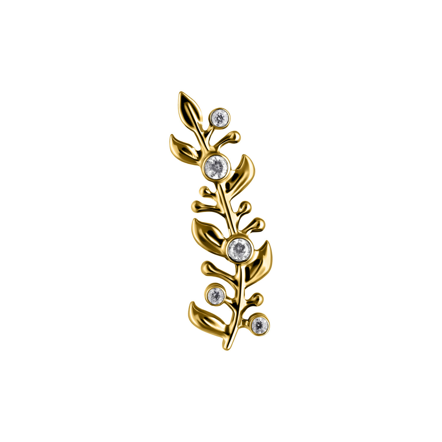 Push Fit Branch Attachment - Golden Metal