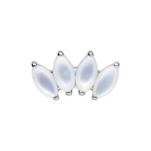 Push Fit Natural Gemstone Crown Attachment