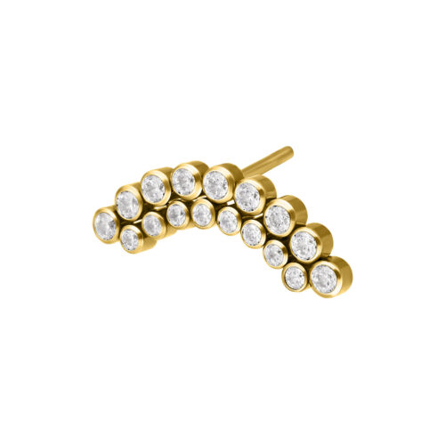 Push Fit Apsara Attachment - Golden Metal
