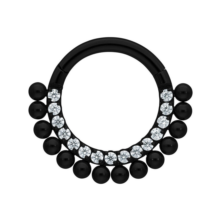 Little Balls Crystal Clicker - Black Metal