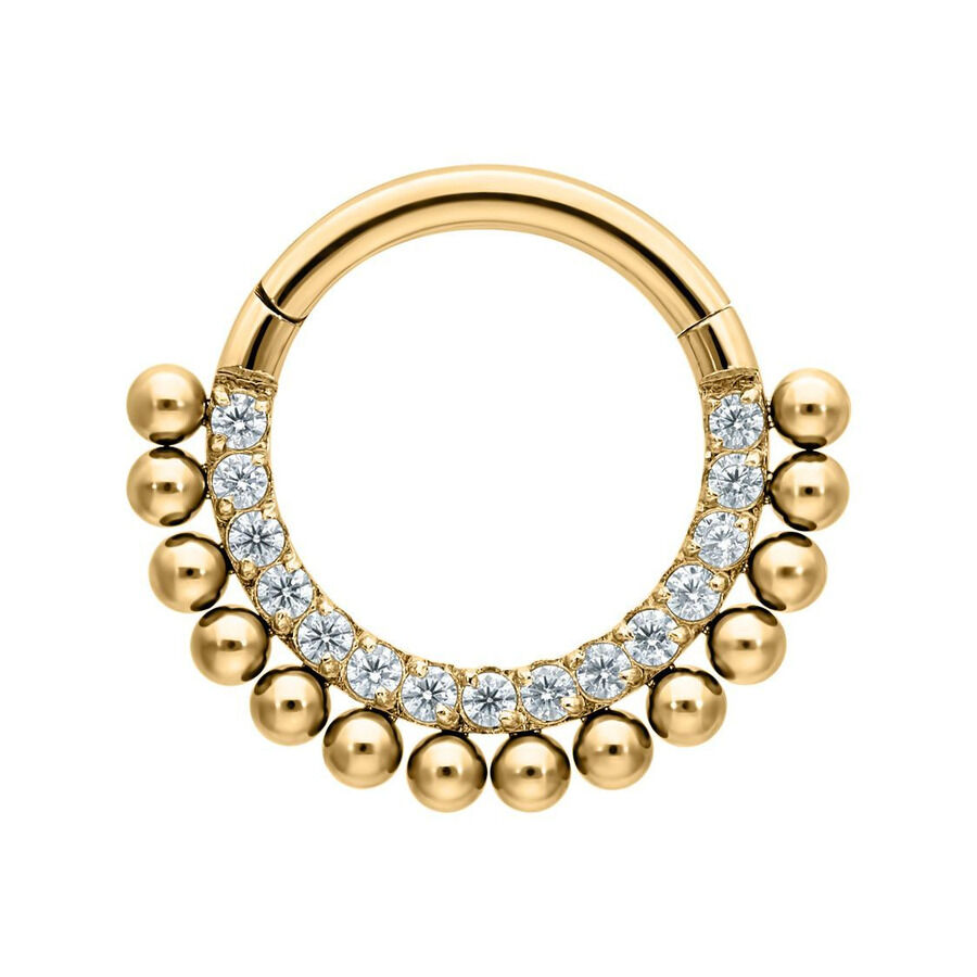 Little Balls Crystal Clicker - Golden Metal