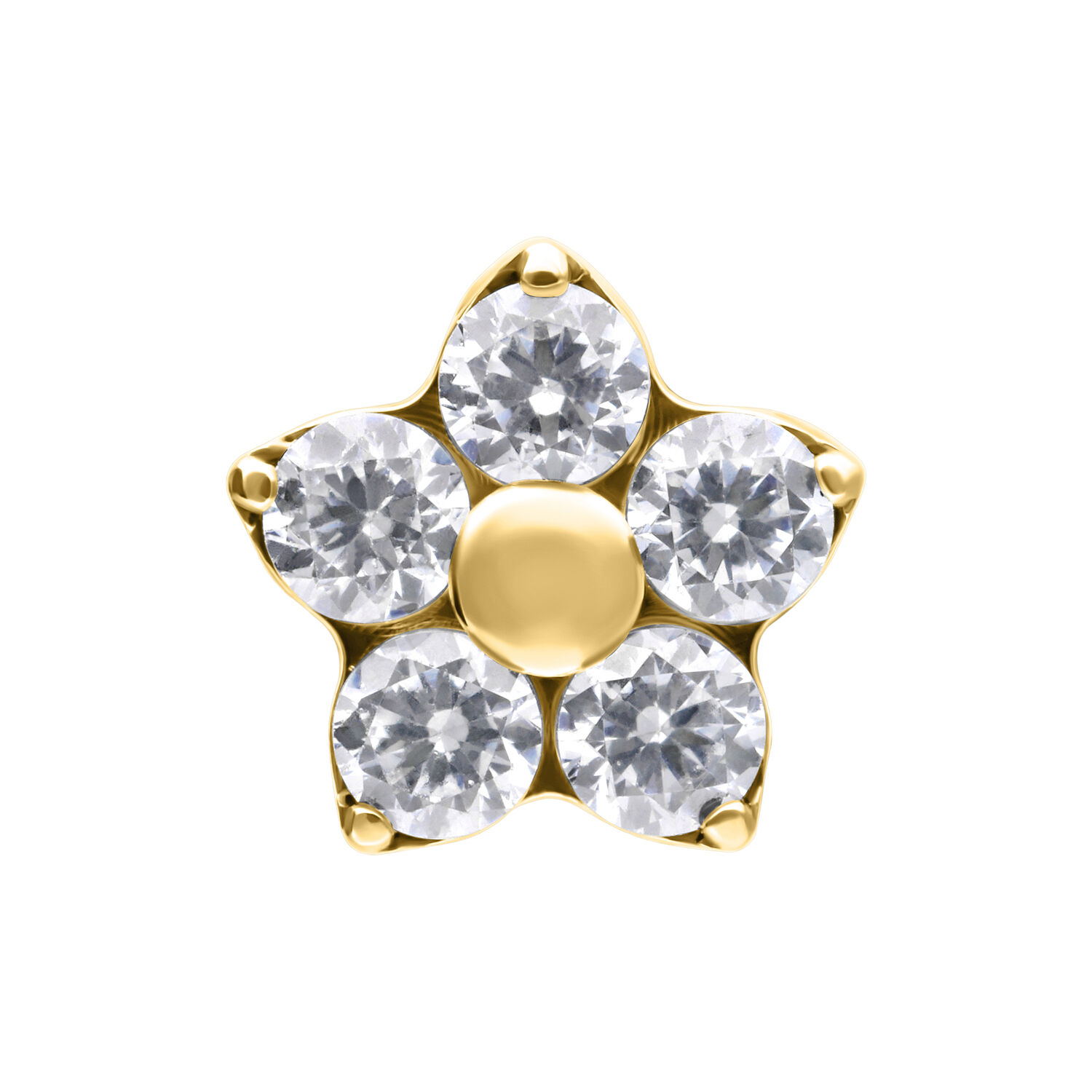 Push Fit Mini Multi Jewelled Flower Attachment