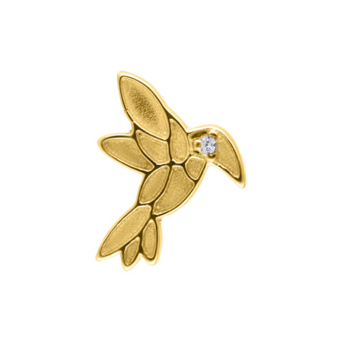 Push Fit Hummingbird Attachment - Golden Metal
