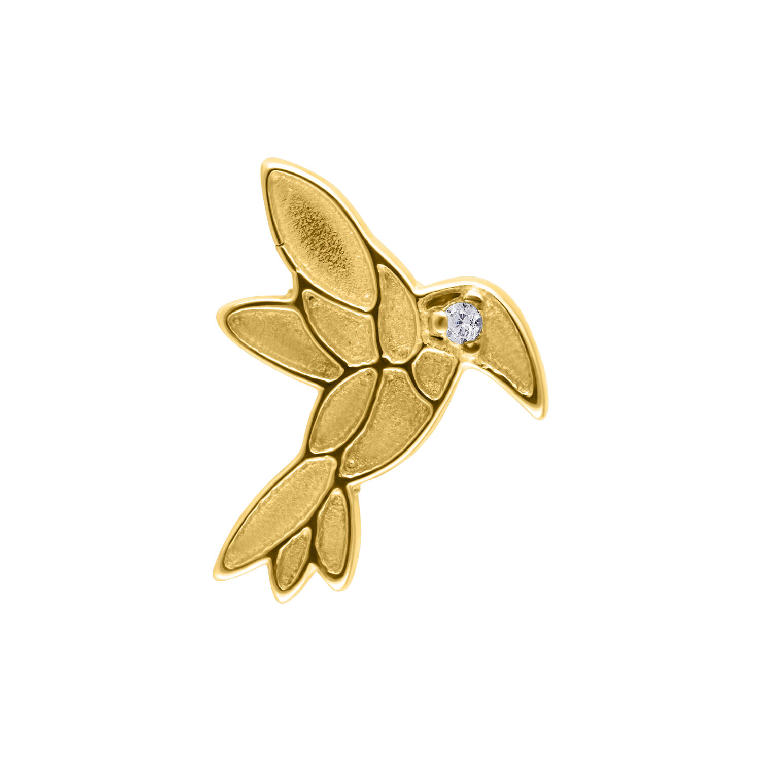 Push Fit Hummingbird Attachment - Golden Metal