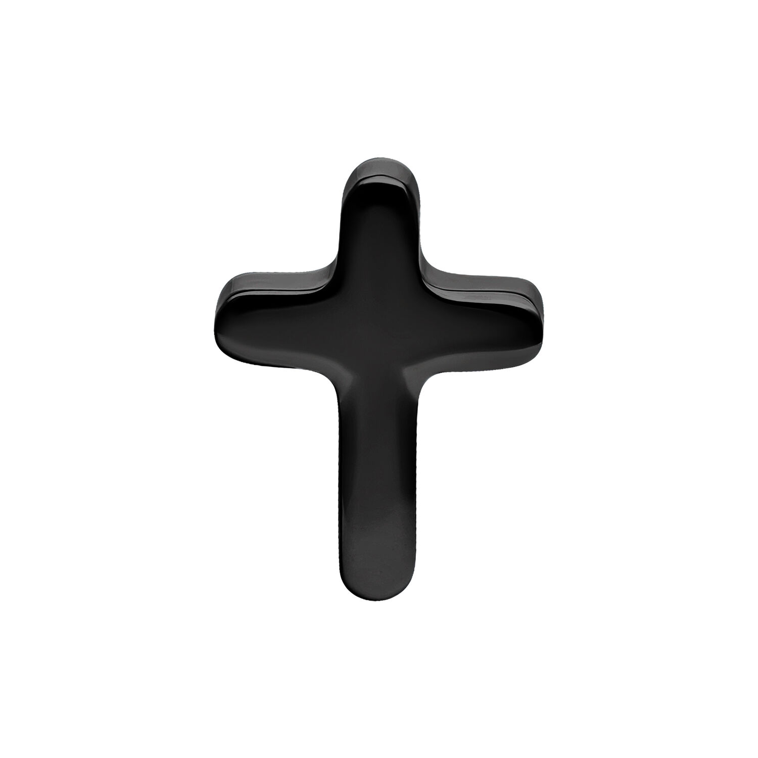 Push Fit Little Cross Attachment - Black Metal