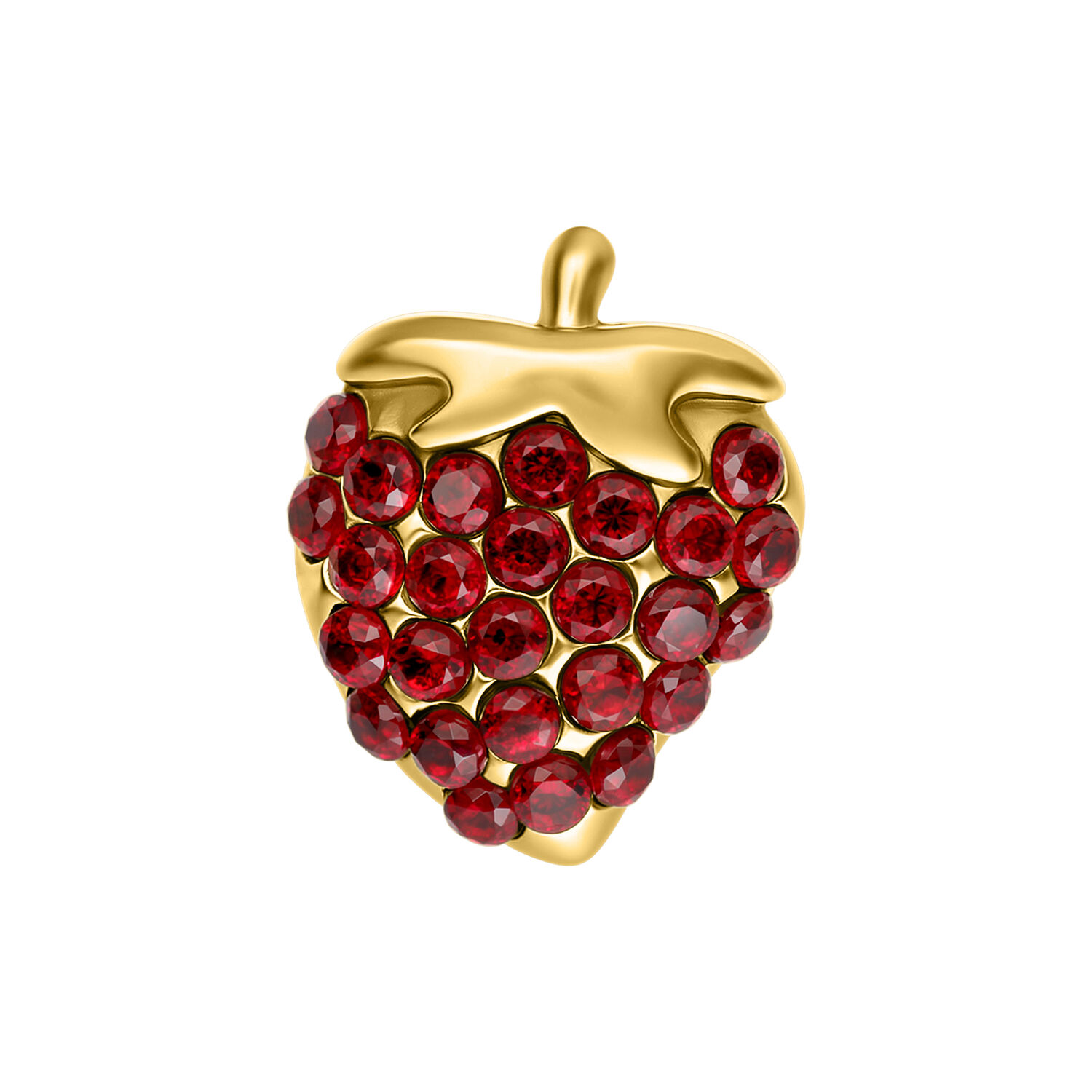 Push Fit Strawberry Attachment - Golden Metal
