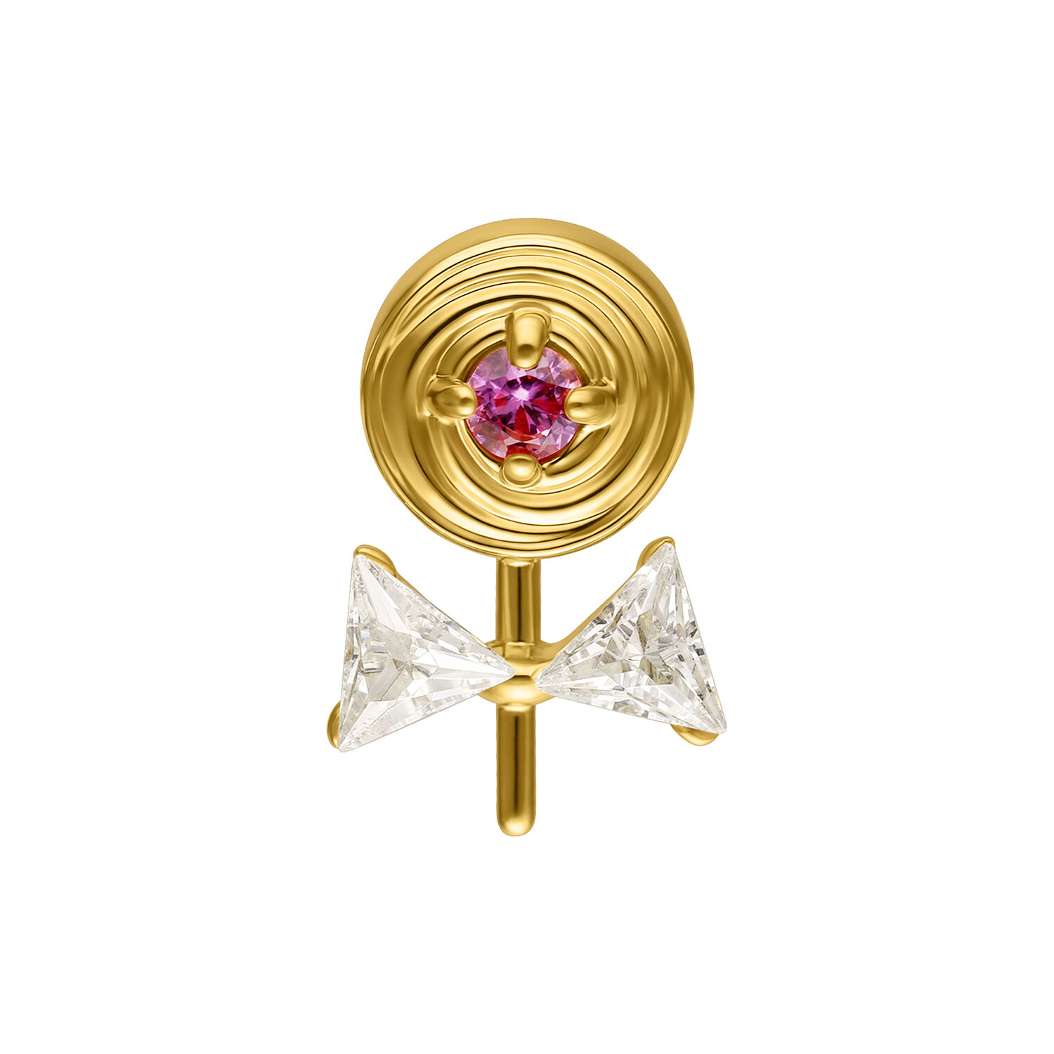 Push Fit Lollipop Attachment - Golden Metal