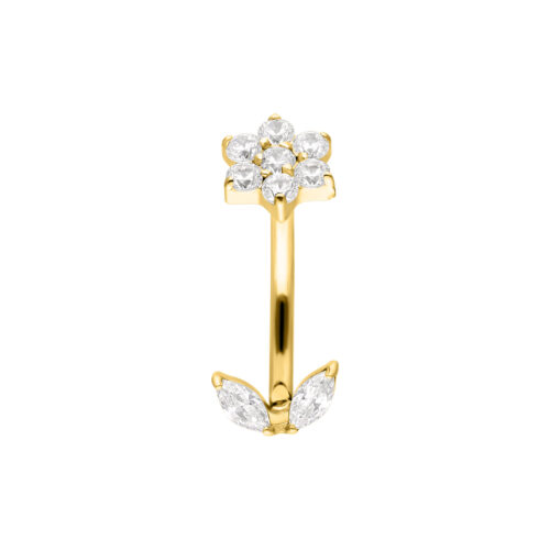 Multi Jewlled Flower Micro Bananabell