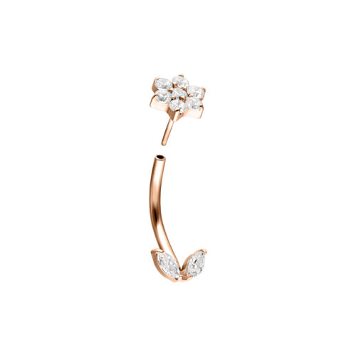 Multi Jewlled Flower Micro Bananabell