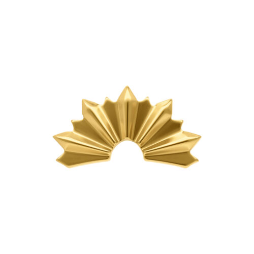 Push Fit Folded Sunrays Attachment - Golden Metal