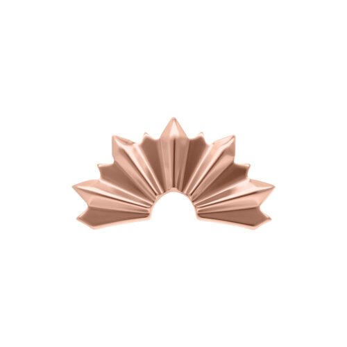 Push Fit Folded Sunrays Attachment - Rosegold