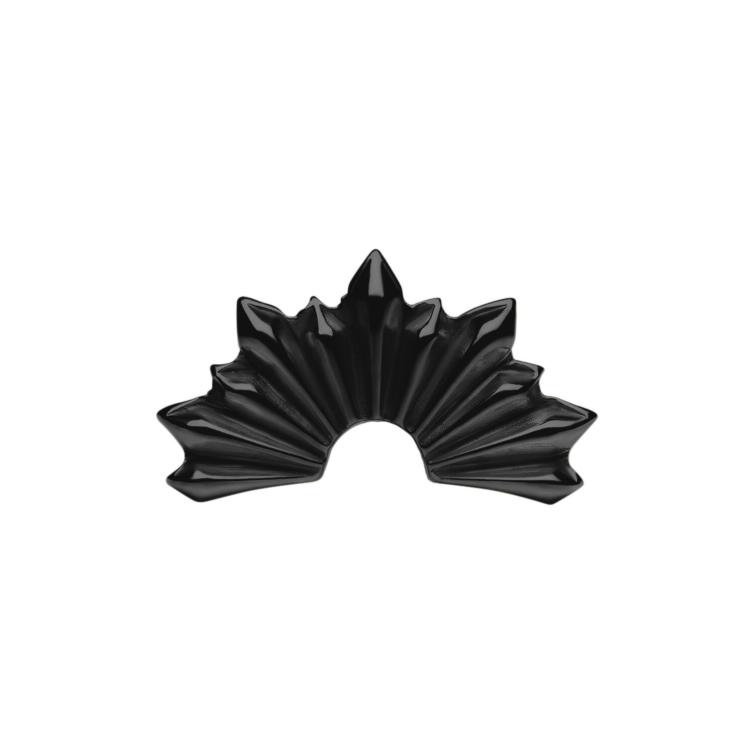 Push Fit Mini Folded Sunrays Aufsatz - Black Metal