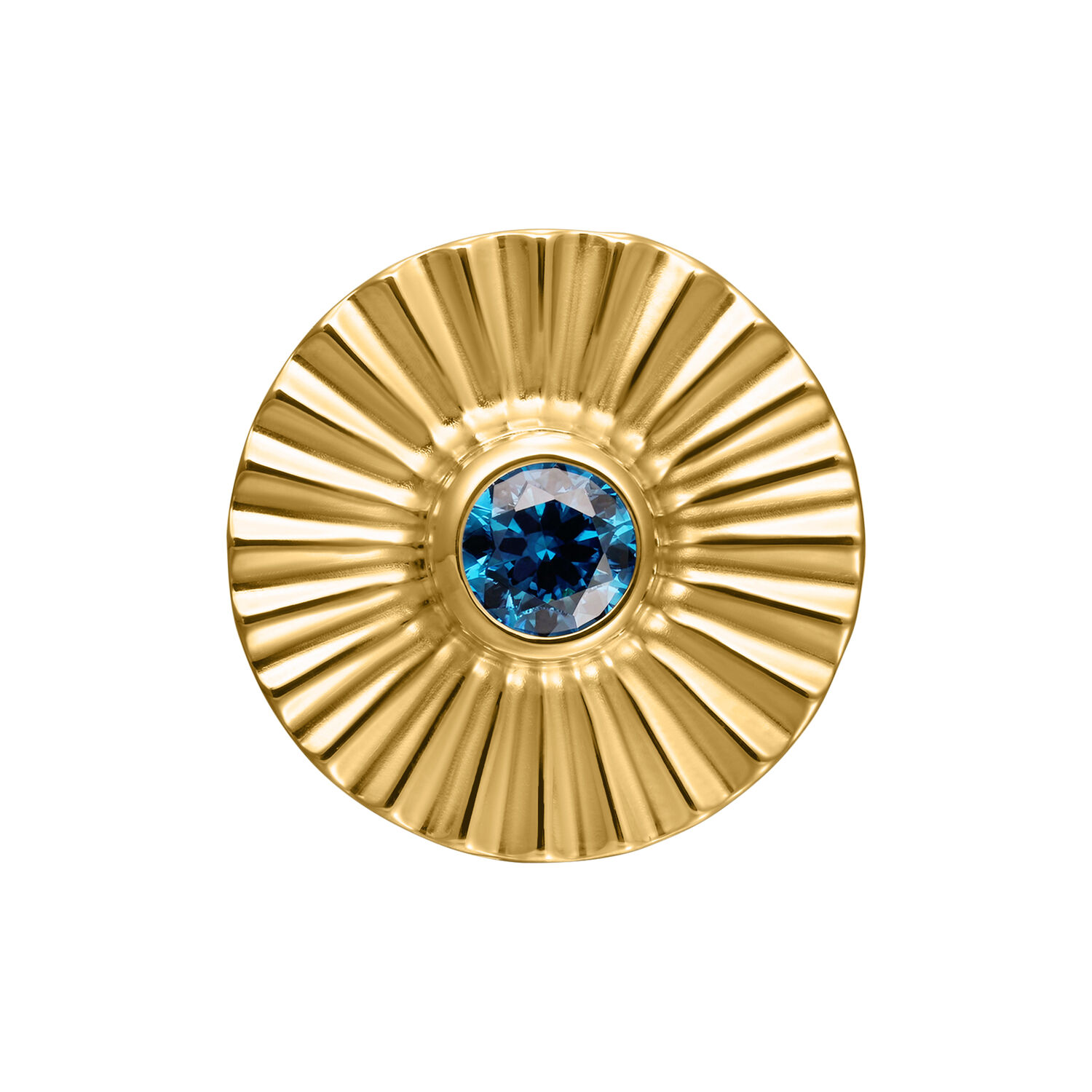 Titan Zirconline® - Push Fit Turquoise Crystal Horizon Attachment - Golden Metal