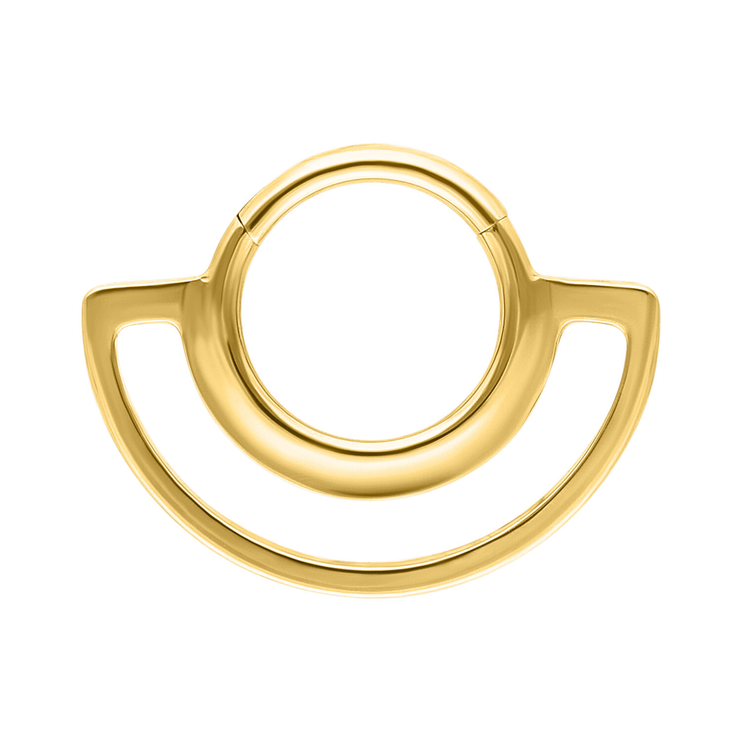 Dual Ring Clicker - Golden Metal