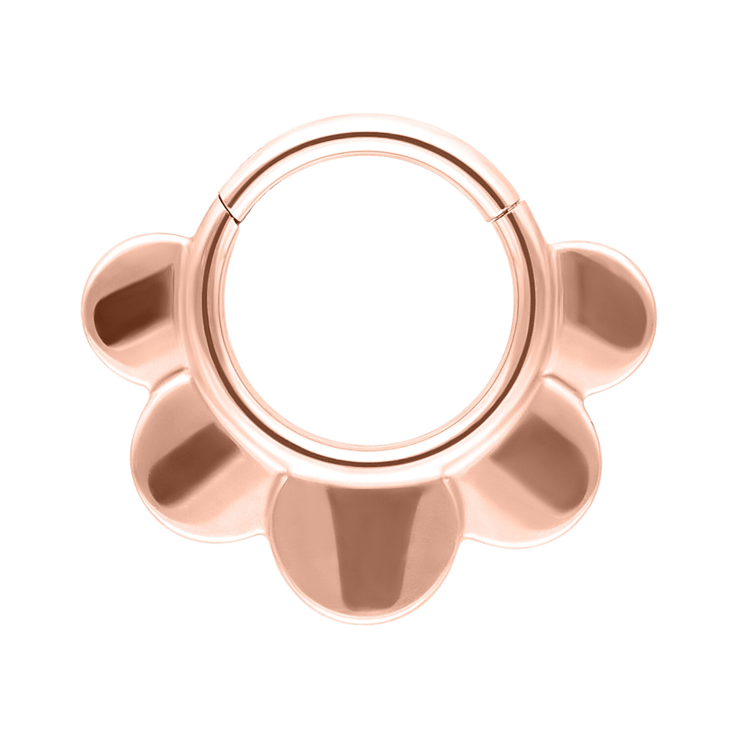 Half Flower Clicker - Rosegold