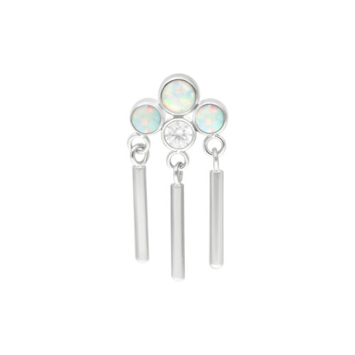 Push Fit Synthetic Opal Statement Crown Attachment