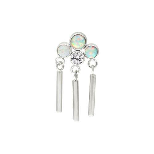 Push Fit Synthetic Opal Statement Crown Attachment