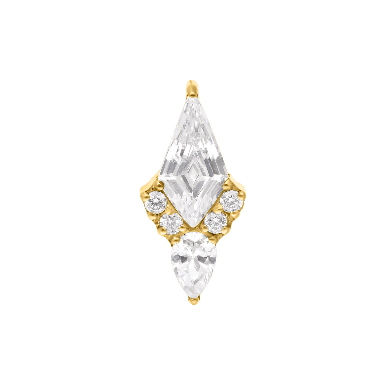 Push Fit Kite Harmony Aufsatz - Golden Metal