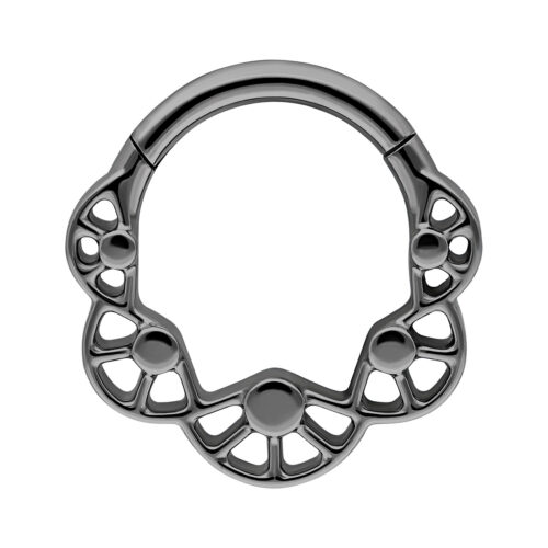 Bubble Plate Clicker - Black Metal