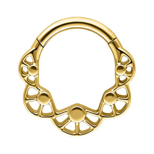 Bubble Plate Clicker - Golden Metal