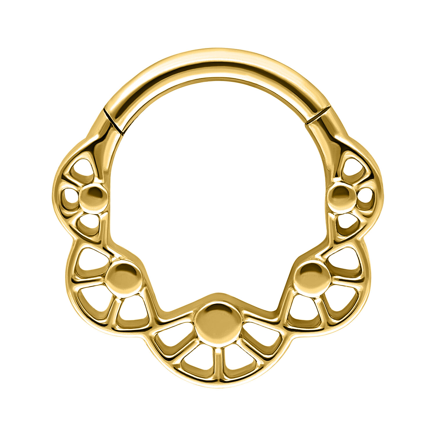 Bubble Plate Clicker - Golden Metal
