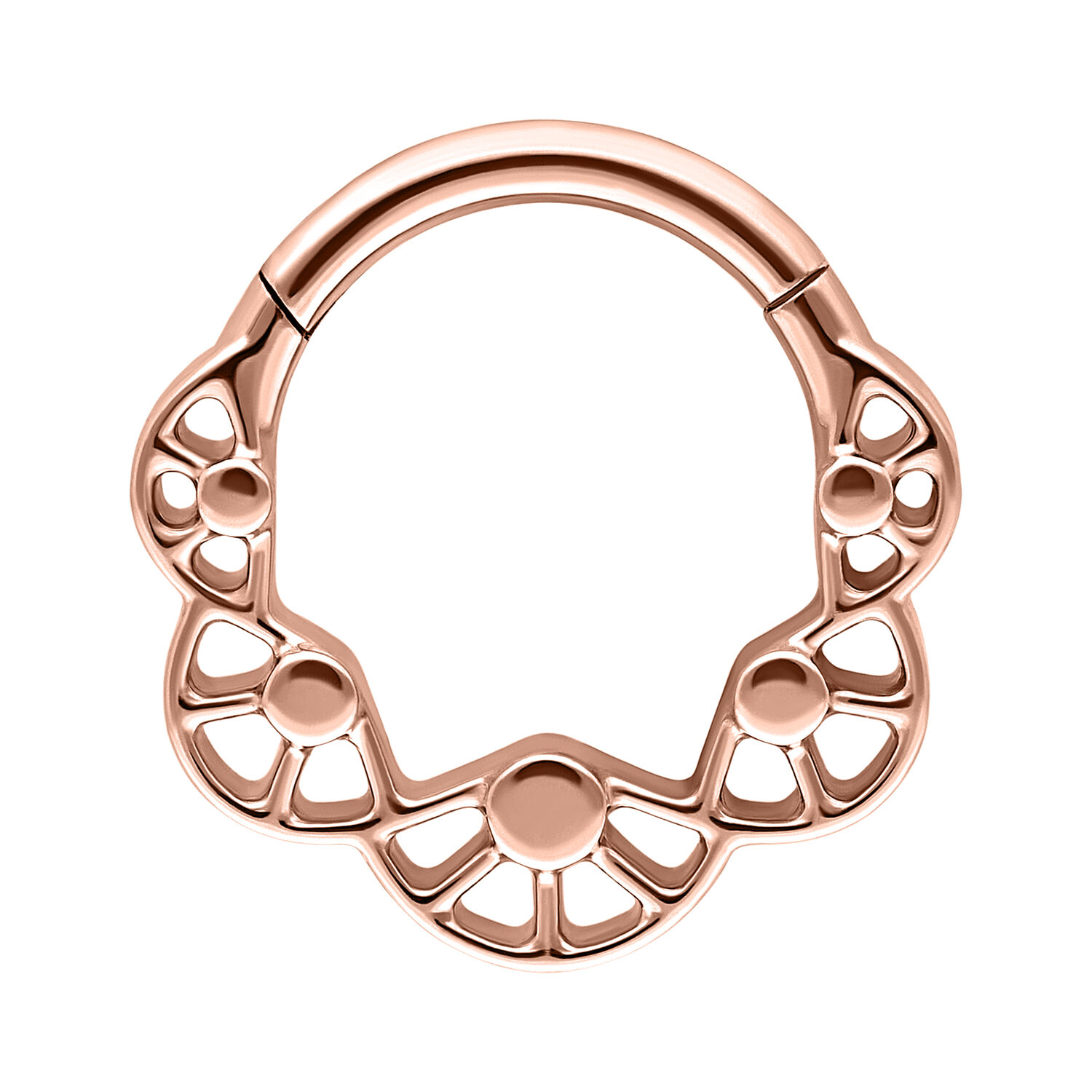Bubble Plate Clicker - Rosegold