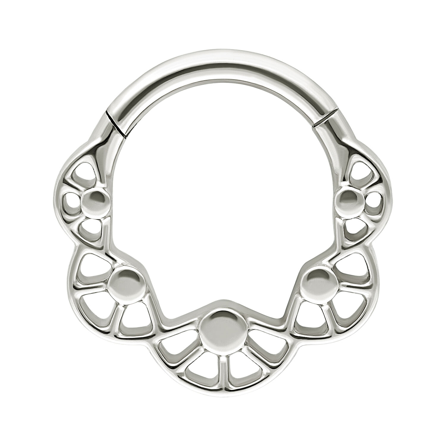 Bubble Plate Clicker - Or blanc