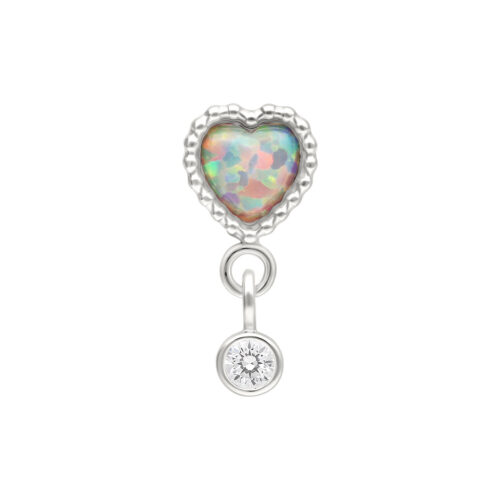 Push Fit Opal Heart Attachment