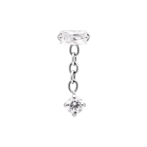Push Fit Baguette Crystal Aurora Attachment