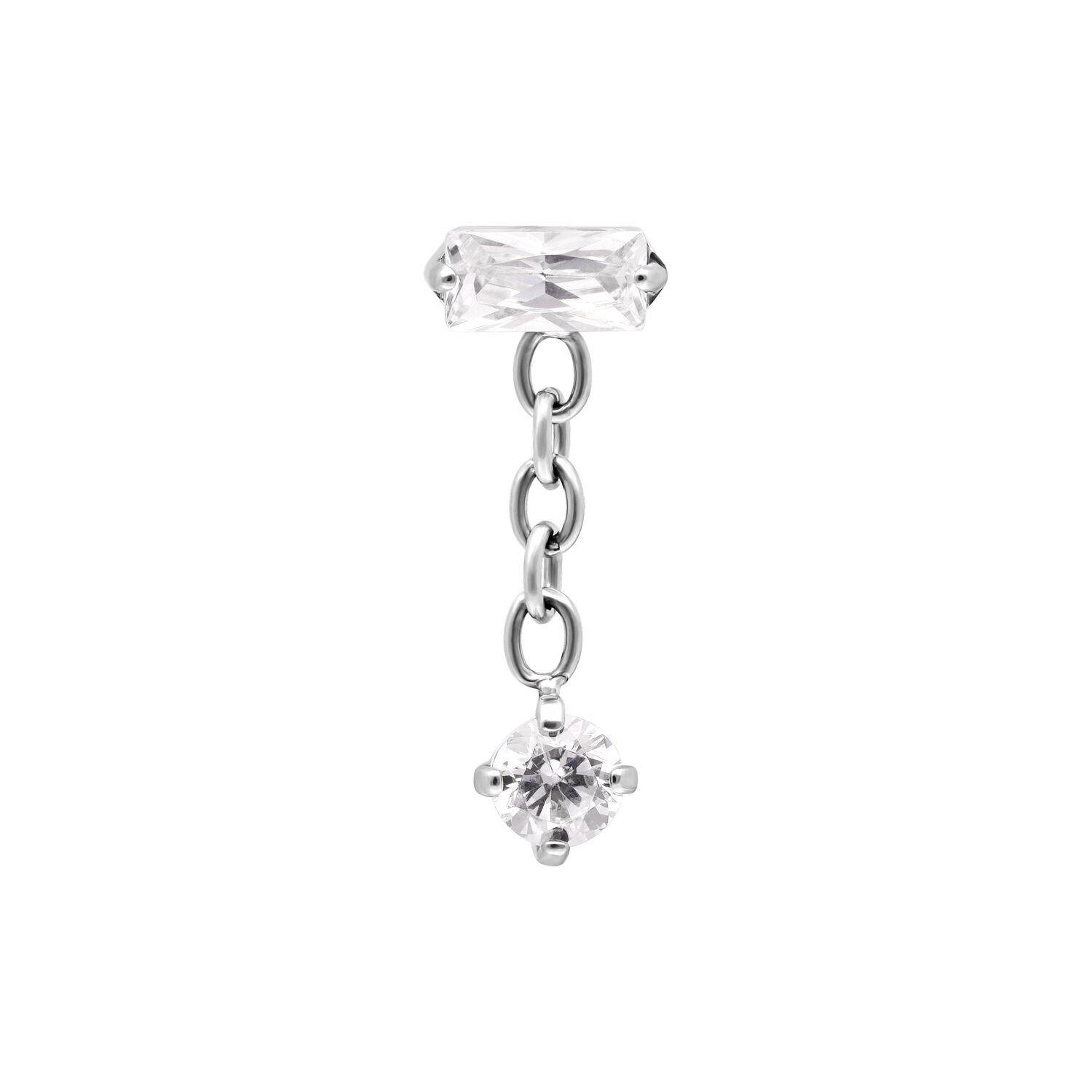 Push Fit Baguette Crystal Aurora Attachment